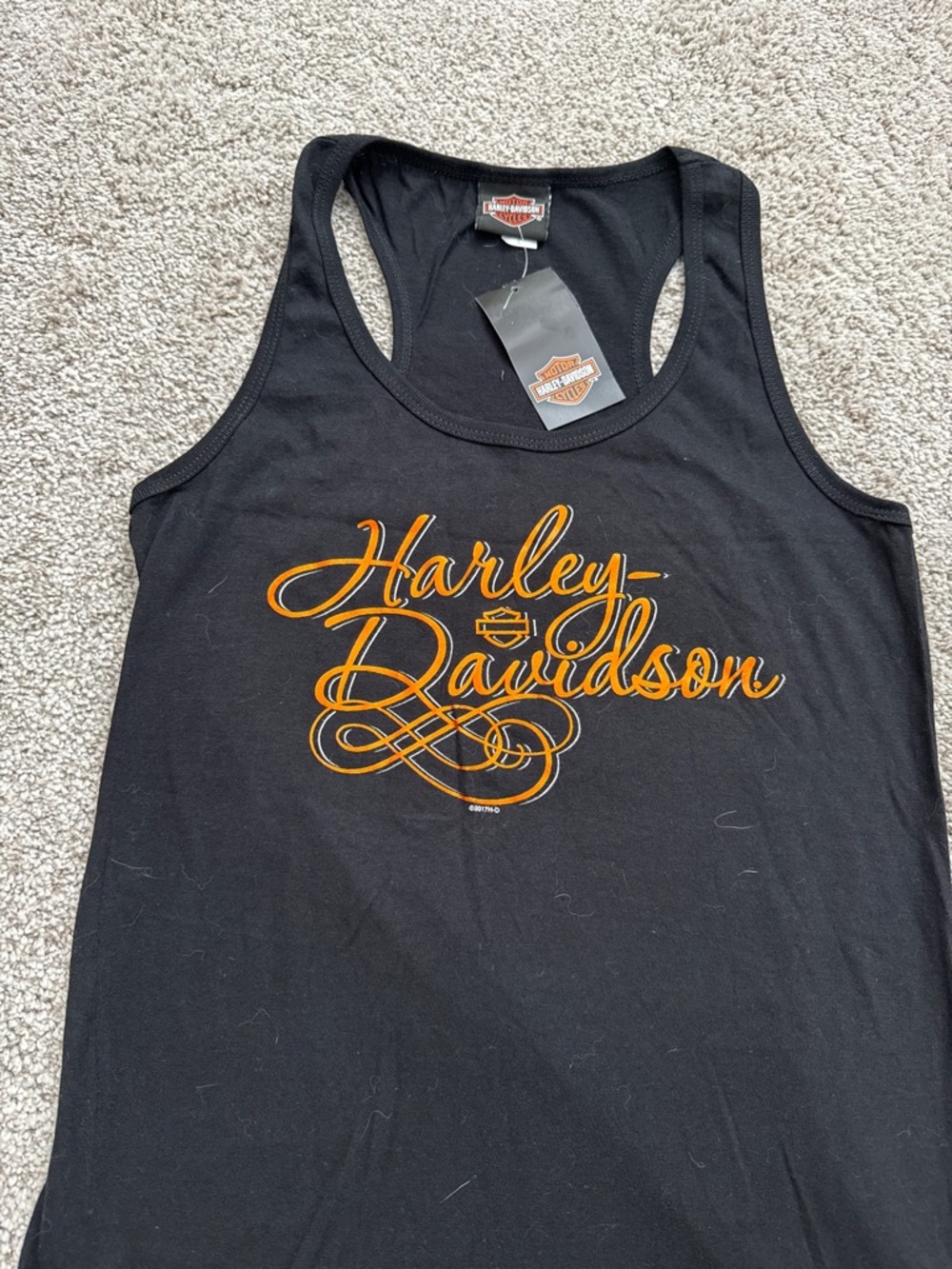 Harley-Davidson Black Script Logo Tank